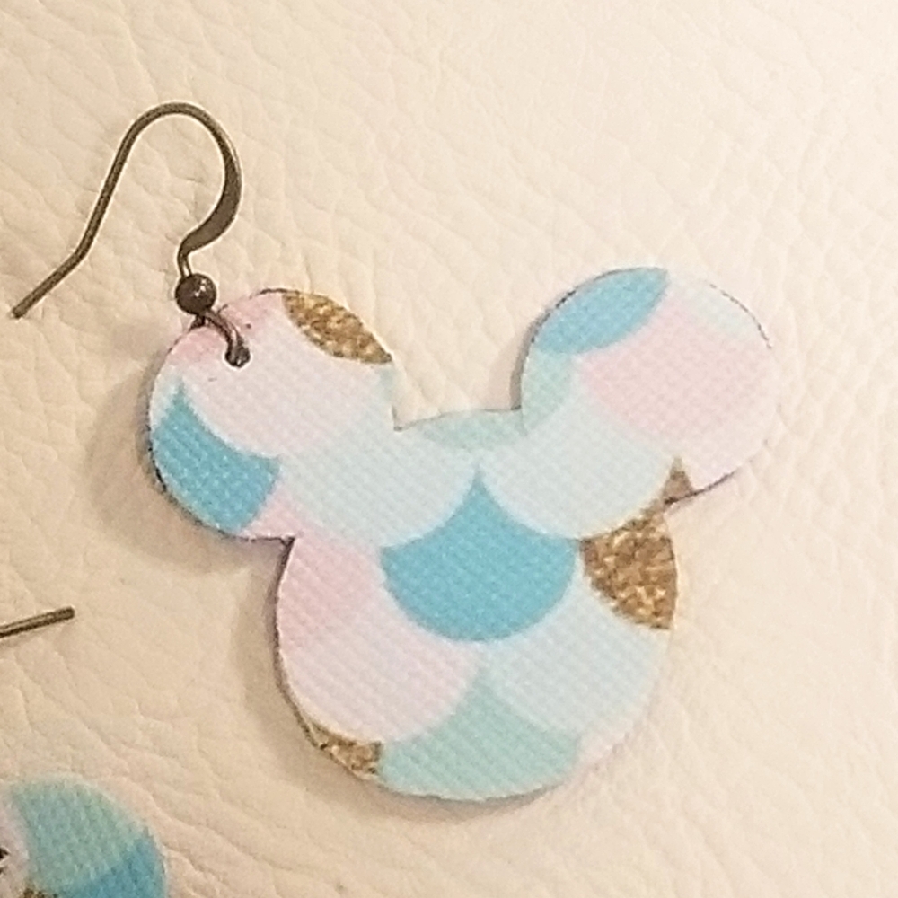 Mermaid Mouse head earrings!!! - Picture 5 of 8